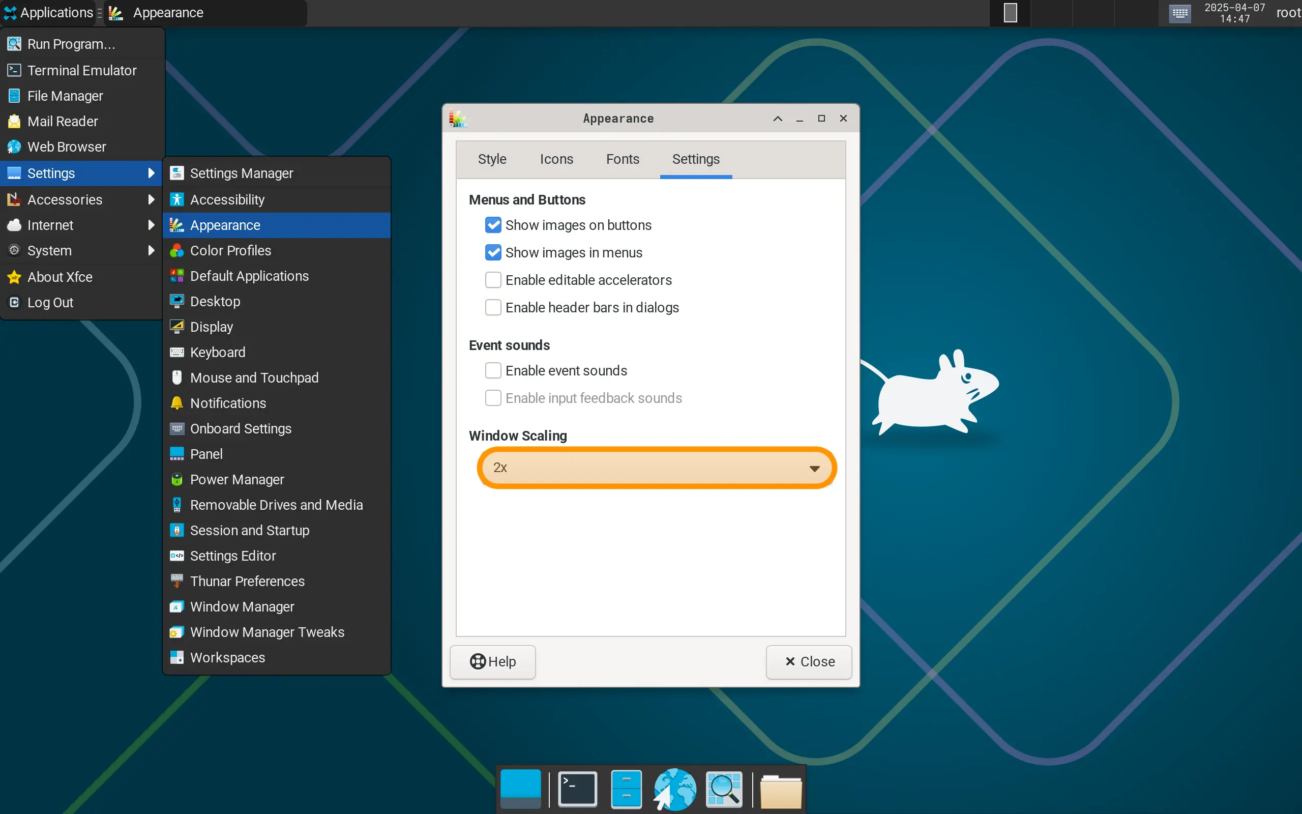 2x Window Scaling