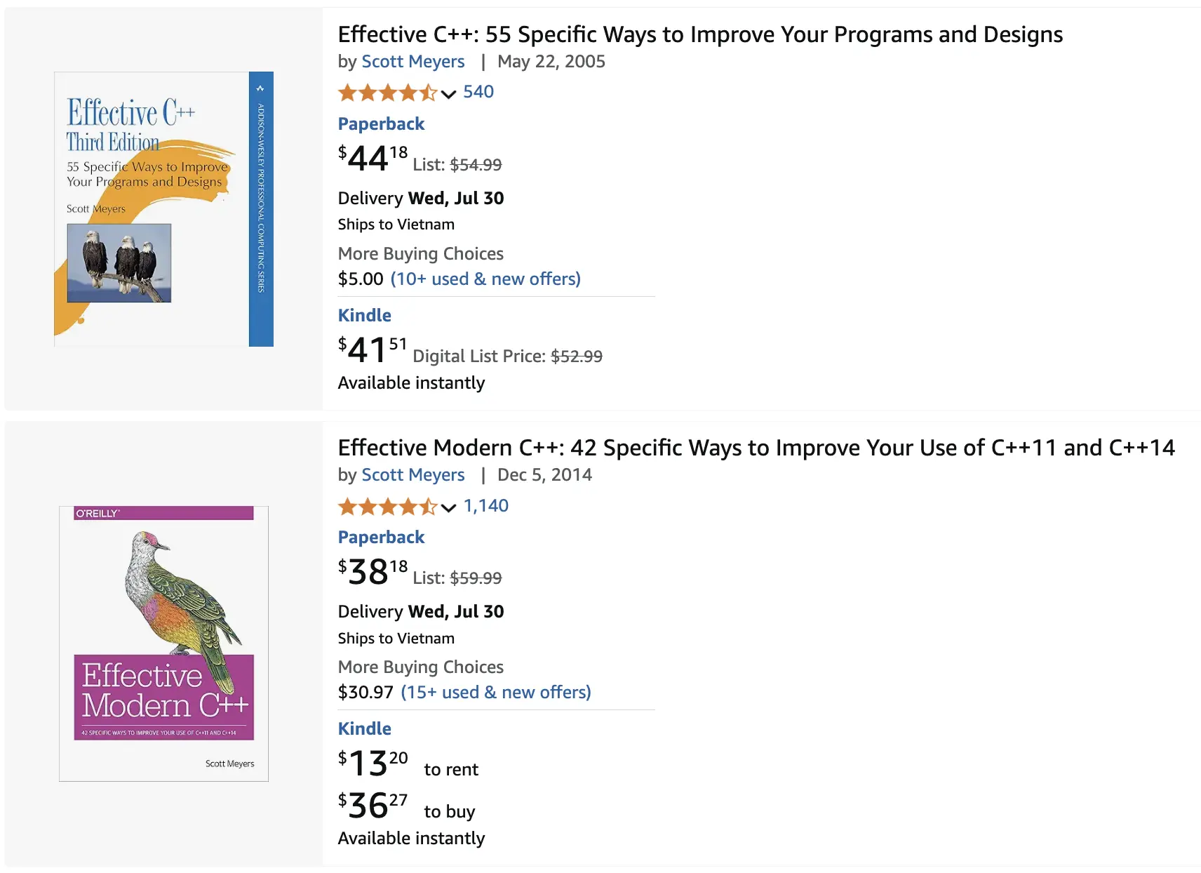 Effective C++ Books