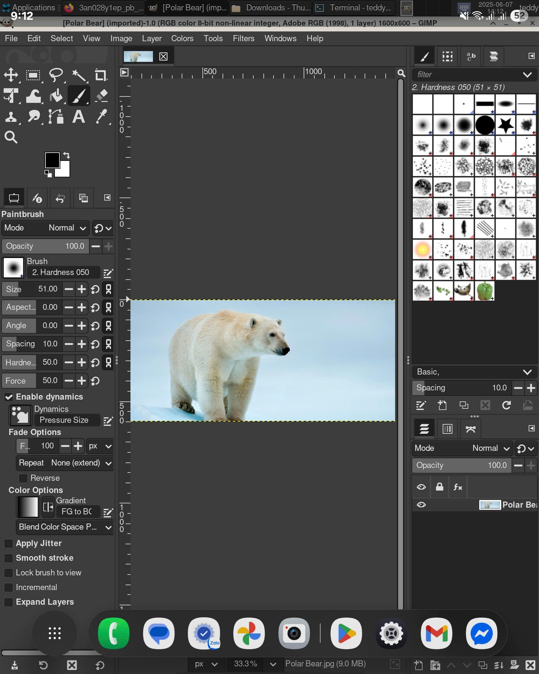 GIMP on Local Desktop